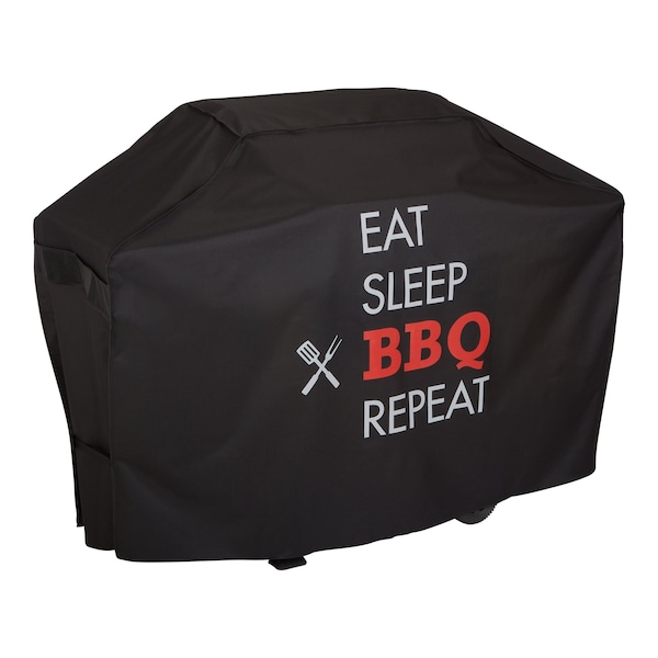 Modern Leisure Chalet 62 in. Grill Cover, 62 in. L x 25 in. W x 46 in. H, Black 3028 - main